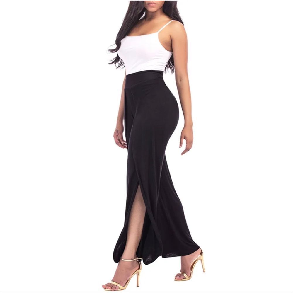 Women's Casual Loose Baggy Wide-Leg Dance Lounge Yoga Pants Ladies Long Trousers
